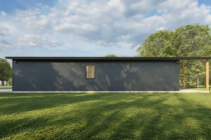 House Design - Exterior - Other Elevation for Contemporary House Plan #1127-2 - 3 bed, 2 bath