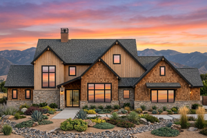 Home Plan - Exterior - Front Elevation for Craftsman House Plan #1096-194 - 5 bed, 5.5 bath