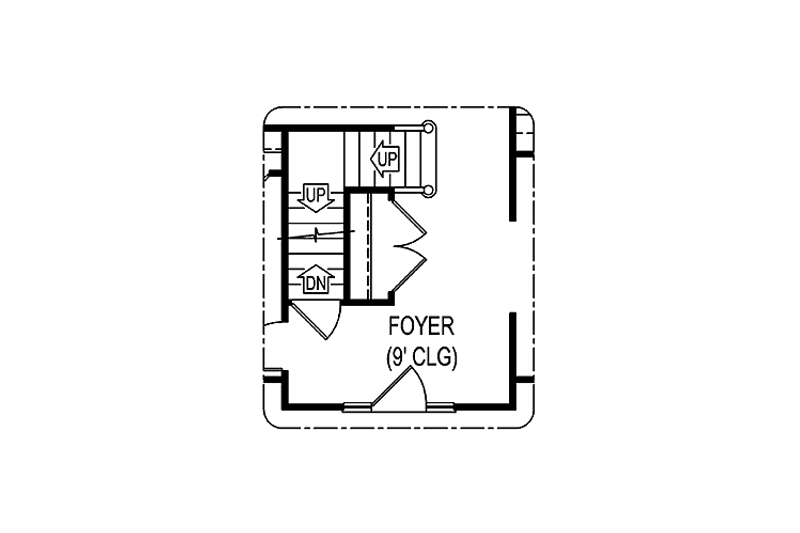 Dream House Plan - Interior - Entry for Country House Plan #11-269 - 3 bed, 2.5 bath