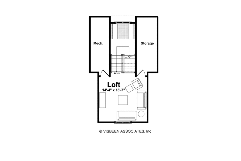 Home Plan - Floor Plan - Other Floor for Country House Plan #928-216 - 3 bed, 3 bath