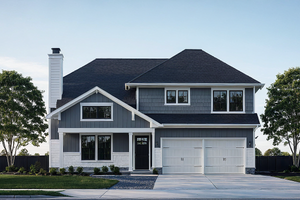 Craftsman Exterior - Front Elevation Plan #515-21