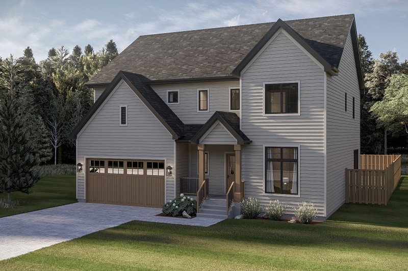 House Blueprint - Exterior - Other Elevation for Traditional House Plan #455-775 - 4 bed, 3.5 bath