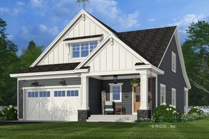 Craftsman Exterior - Front Elevation Plan #51-1288
