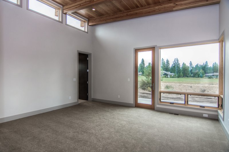 House Blueprint - Interior - Master Bedroom for Modern House Plan #892-48 - 3 bed, 3.5 bath
