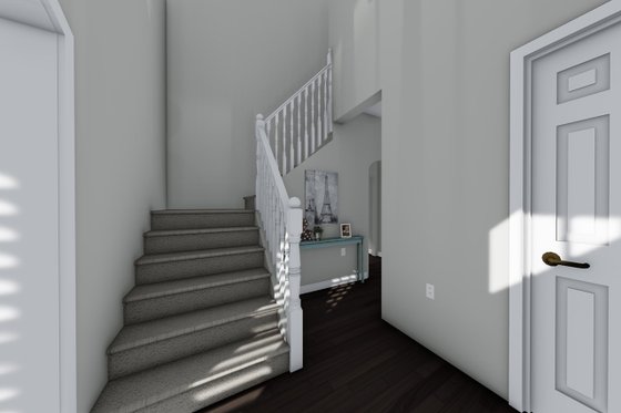 Interior - Entry 1 for Traditional House Plan #1060-37 - 3 bed, 2.5 bath
