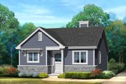 Cottage Style House Plan - 1 Beds 1 Baths 691 Sq/Ft Plan #22-607 