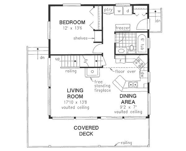 House Plan Design - Contemporary Floor Plan - Main Floor Plan #18-231