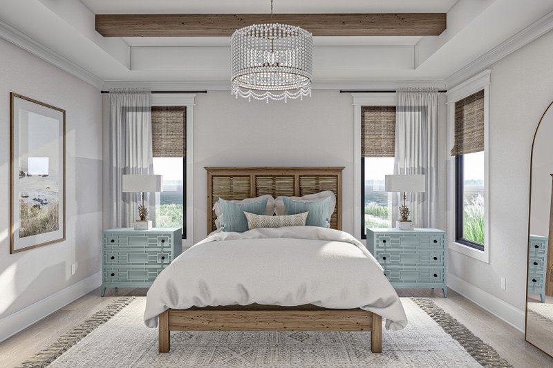 House Plan Design - Interior - Master Bedroom for Modern House Plan #455-607 - 3 bed, 2.5 bath