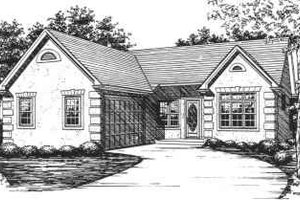 Ranch Exterior - Front Elevation Plan #30-138