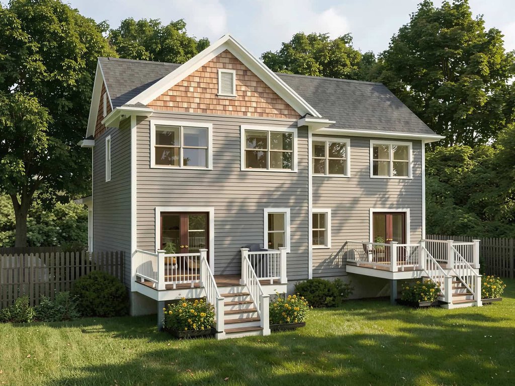 Exterior - Other Elevation for Farmhouse House Plan #79-240 - 2 bed, 2 bath