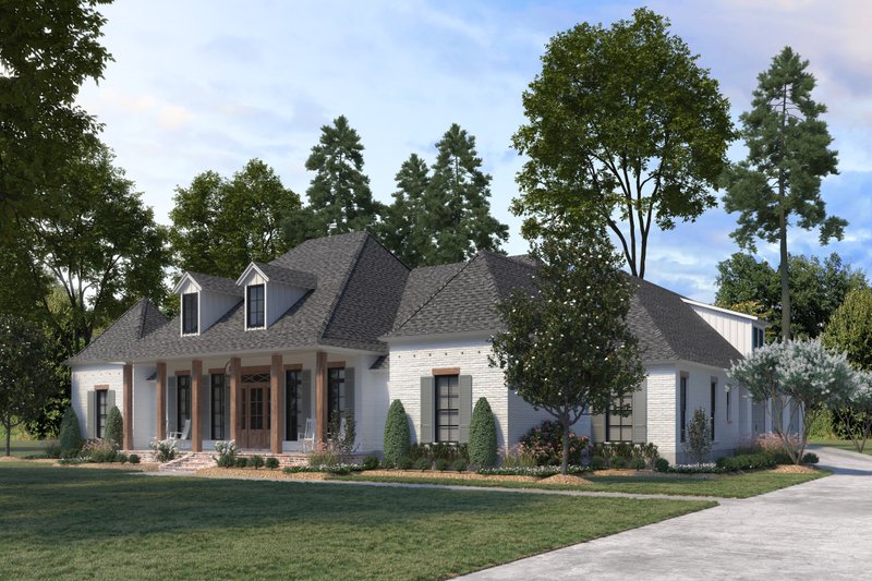 Architectural House Design - Exterior - Other Elevation for Southern House Plan #1074-60 - 4 bed, 3.5 bath
