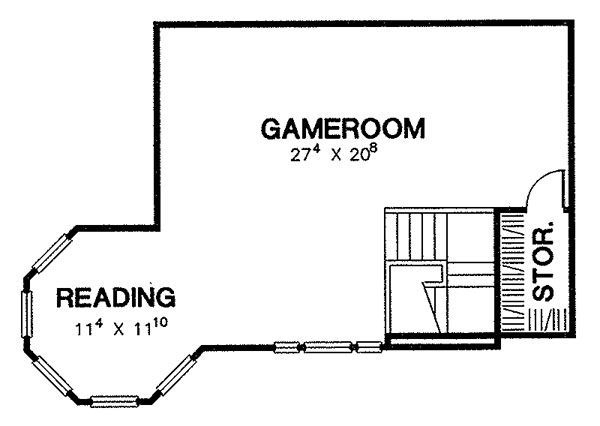 Victorian Floor Plan - Upper Floor Plan #472-13