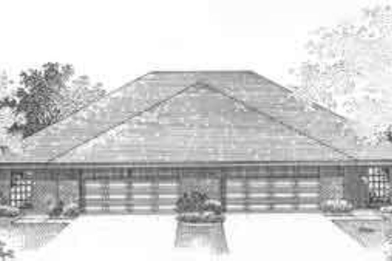 Dream House Plan - Traditional Exterior - Front Elevation Plan #310-465