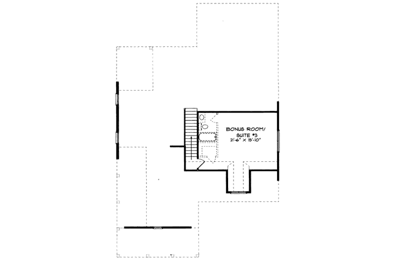 Home Plan - Floor Plan - Other Floor for Victorian House Plan #413-791 - 2 bed, 2 bath