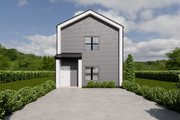 Modern Style House Plan - 3 Beds 2.5 Baths 1247 Sq/Ft Plan #1112-5 