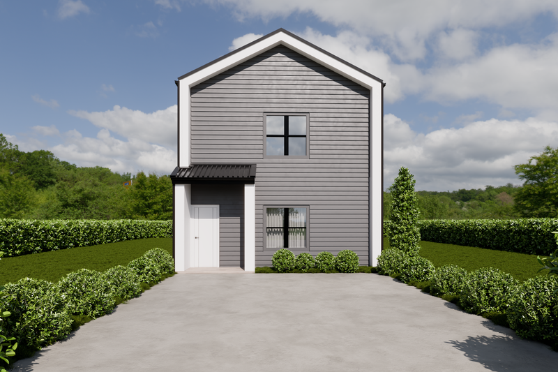 Modern Style House Plan - 3 Beds 2.5 Baths 1247 Sq/Ft Plan #1112-5
