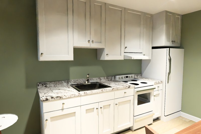 Architectural House Design - Interior - Kitchen for Cottage House Plan #513-2427 - 1 bed, 1 bath