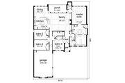 European Style House Plan - 4 Beds 2 Baths 3035 Sq/Ft Plan #84-635 
