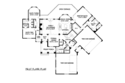 Traditional Style House Plan - 4 Beds 3.5 Baths 3759 Sq/Ft Plan #413-854 
