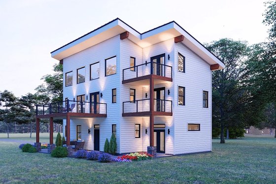 Exterior - Other Elevation 1 for Contemporary House Plan #932-1226 - 3 bed, 3.5 bath