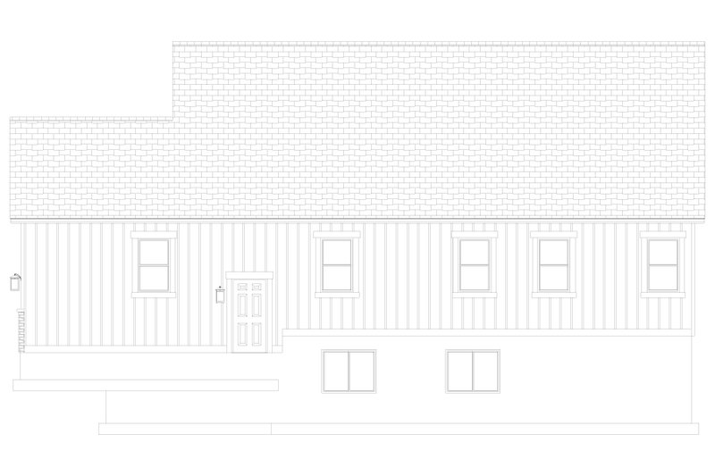 Dream House Plan - Exterior - Rear Elevation 2 for Farmhouse House Plan #1060-492 - 3 bed, 3 bath