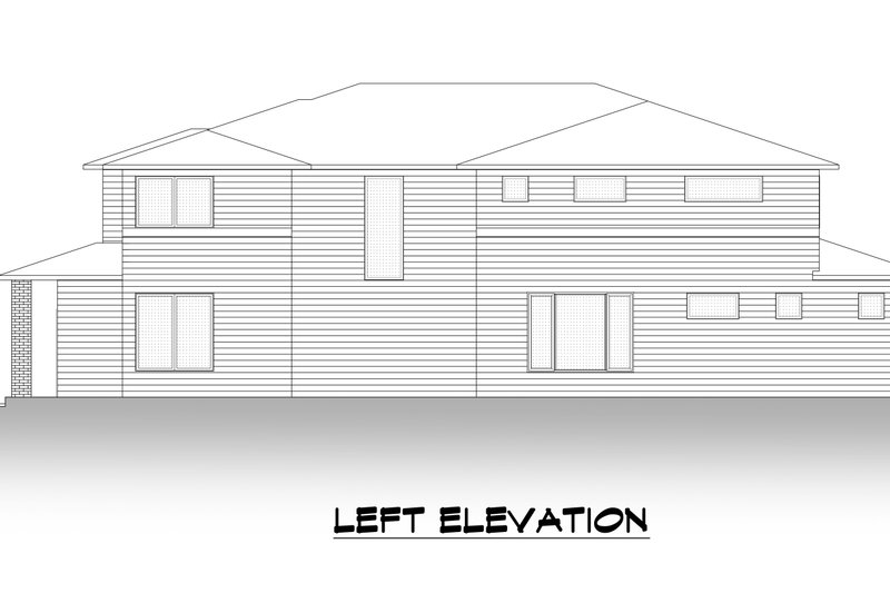 Home Plan - Photo 1 for Contemporary House Plan #1066-131 - 5 bed, 4.5 bath