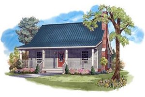 Architectural House Design - Farmhouse Exterior - Front Elevation Plan #21-232