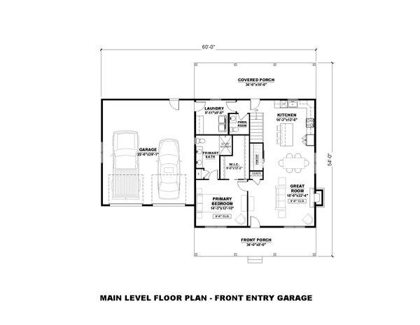 Farmhouse Floor Plan - Main Floor Plan #1117-39