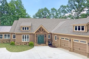 Exterior - Front Elevation 3 for Craftsman House Plan #437-121 - 4 bed, 3.5 bath