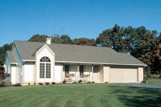 Exterior - Front Elevation for Traditional House Plan #312-255 - 3 bed, 2 bath