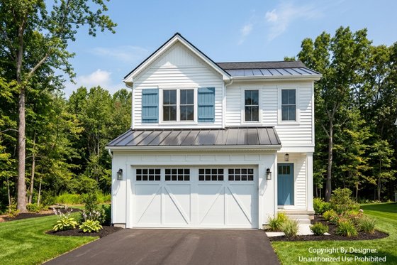 Exterior - Front Elevation 4 for Farmhouse House Plan #51-1514 - 3 bed, 2.5 bath