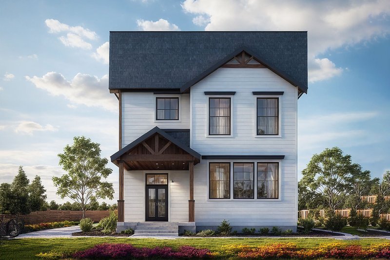 Dream House Plan - Exterior - Front Elevation 3 for Craftsman House Plan #124-1430 - 4 bed, 3.5 bath