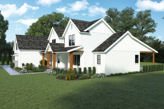 Exterior - Other Elevation 1 for Farmhouse House Plan #1070-177 - 4 bed, 3.5 bath