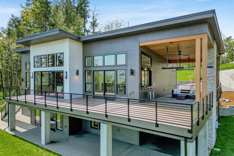 Home Plan - Photo 9 for Contemporary House Plan #1070-161 - 4 bed, 2.5 bath