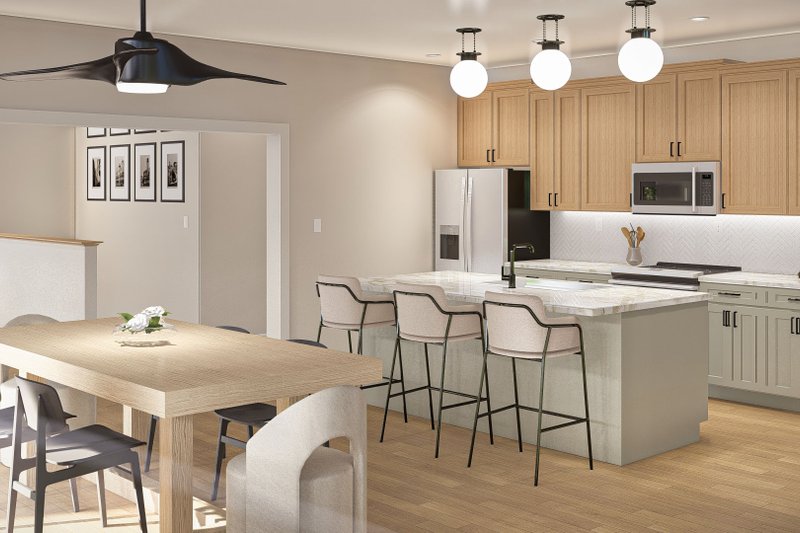 Dream House Plan - Interior - Kitchen 1 for Craftsman House Plan #455-301 - 3 bed, 2.5 bath