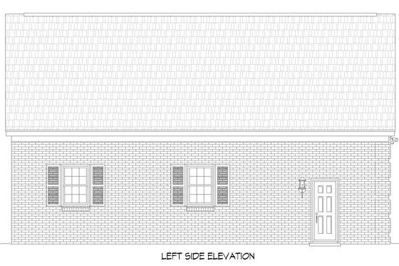 Exterior - Other Elevation 1 for Country House Plan #932-369, 0 bath