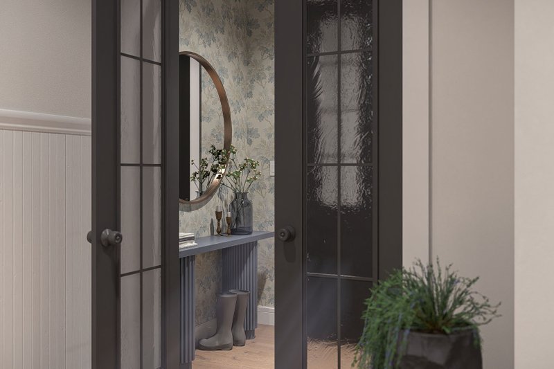 Architectural House Design - Interior - Entry for Cottage House Plan #455-815 - 3 bed, 2.5 bath