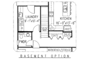 European Style House Plan - 3 Beds 2 Baths 2615 Sq/Ft Plan #11-115 