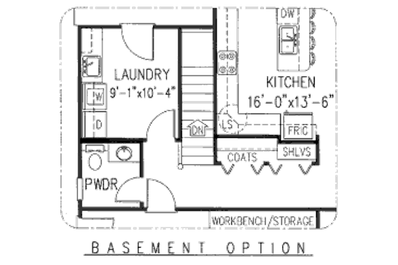 Dream House Plan - Floor Plan - Other Floor for European House Plan #11-115 - 3 bed, 2 bath