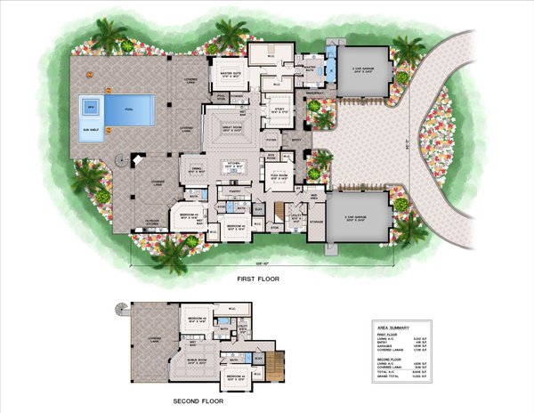 Contemporary Floor Plan - Main Floor Plan #1083-29