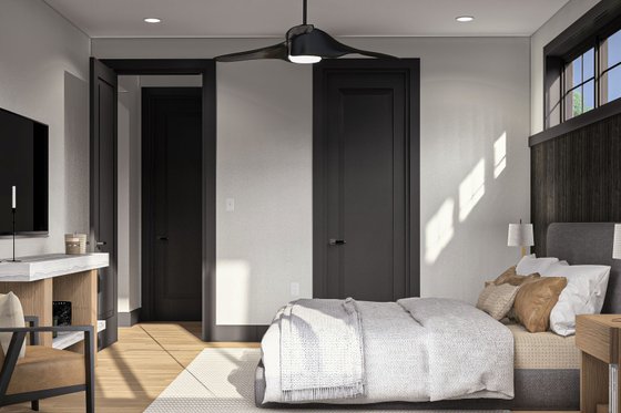 Interior - Master Bedroom 2 for Modern House Plan #455-470 - 3 bed, 2.5 bath