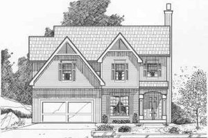 Traditional Exterior - Front Elevation Plan #6-133