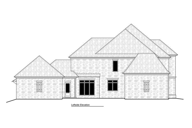 House Blueprint - Exterior - Other Elevation for Traditional House Plan #1081-46 - 5 bed, 4.5 bath