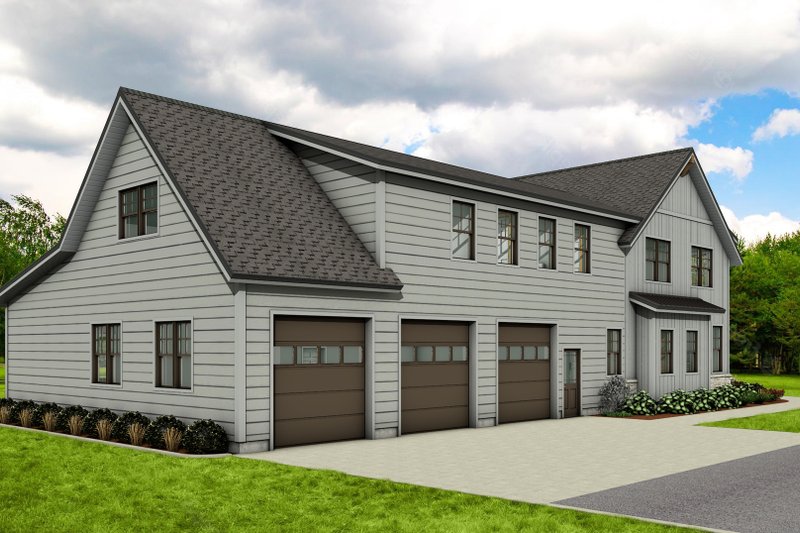 House Blueprint - Exterior - Other Elevation 1 for Craftsman House Plan #1084-3 - 3 bed, 3.5 bath
