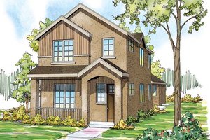 Contemporary Exterior - Front Elevation Plan #124-875