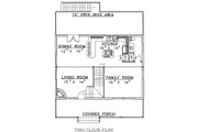 Traditional Style House Plan - 2 Beds 2.5 Baths 2681 Sq/Ft Plan #117-544 