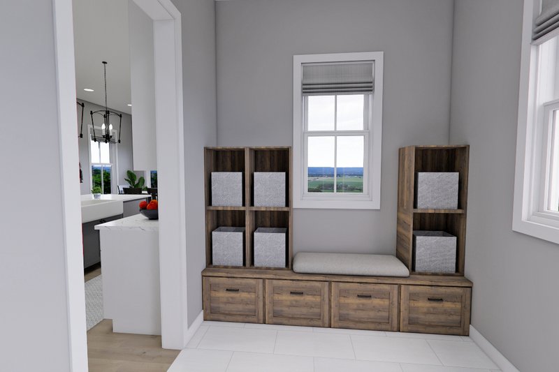 House Blueprint - Interior - Entry 1 for Farmhouse House Plan #51-1274 - 4 bed, 3.5 bath