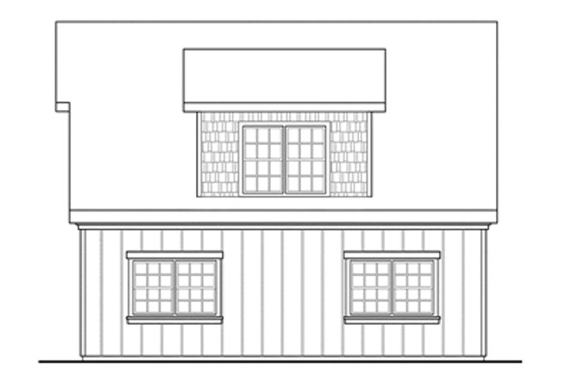 Architectural House Design - Exterior - Other Elevation 1 for Craftsman House Plan #124-891, 0 bath