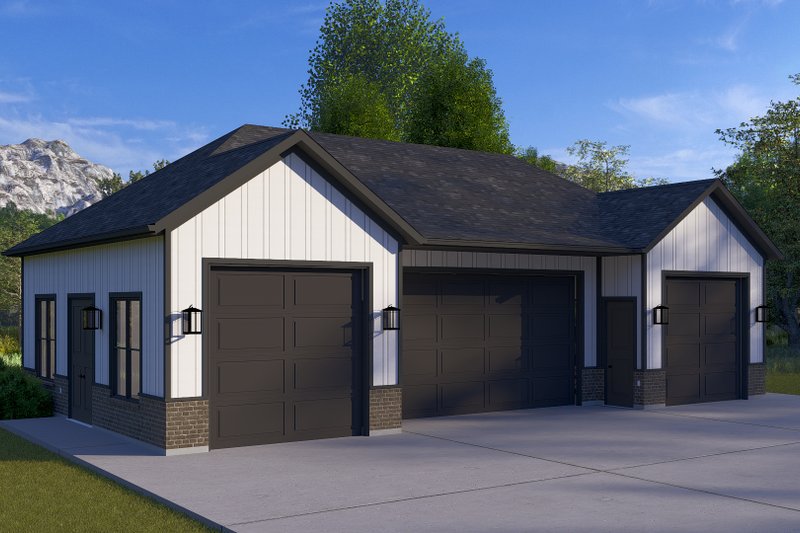 House Blueprint - Exterior - Front Elevation 8 for Traditional House Plan #1060-275, 0 bath