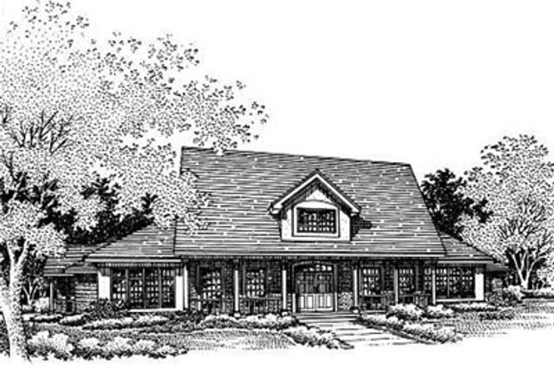 Traditional Style House Plan - 4 Beds 4.5 Baths 3344 Sq/Ft Plan #50-185